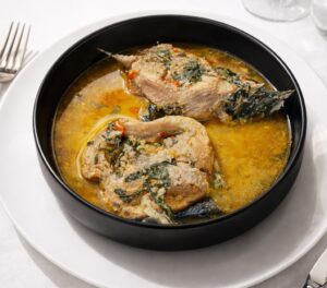 Egusi Peppersoup w/ Fish