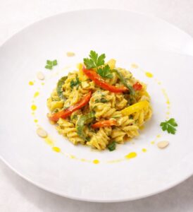 Elegant Rotini with bell peppers